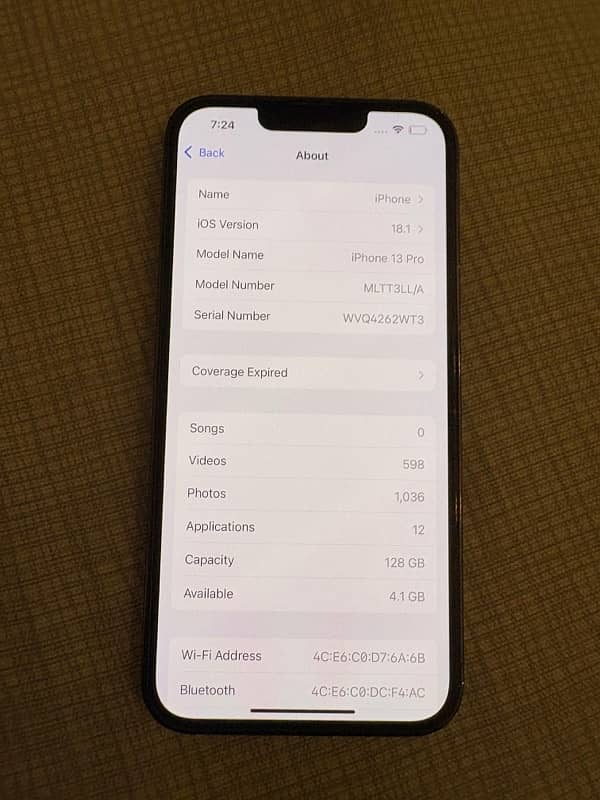 iphone 13 pro jv 84 percent battery health 10/9 condition 5