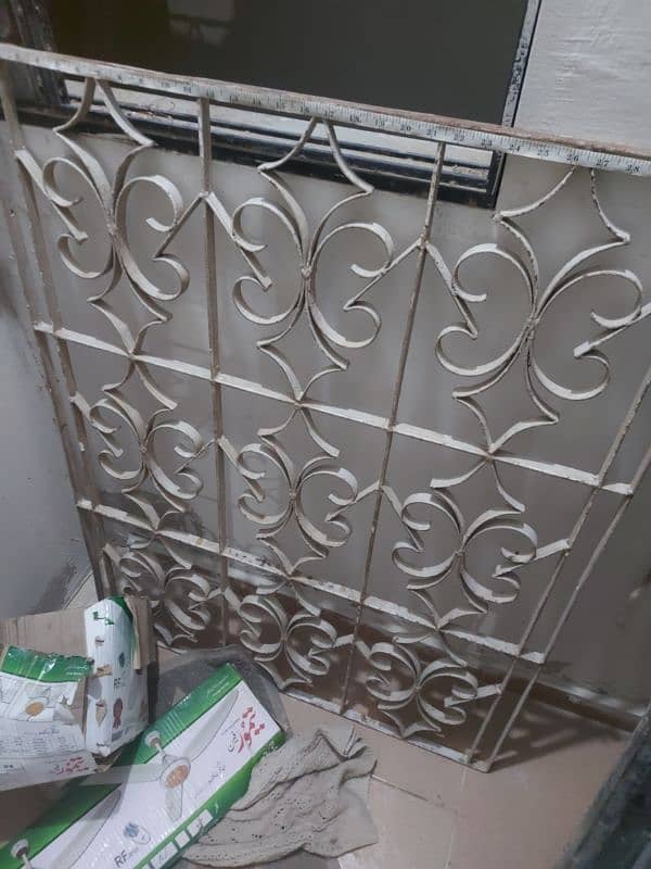 iron door and iron gril in good condition 5