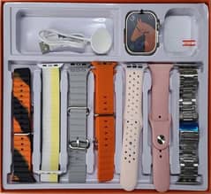 Ultra smart Watch Red - Ultra 7 In 1 Strap Smart Watch 2.01 Infinite