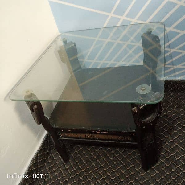 Glass table set 2