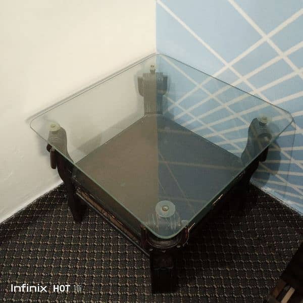 Glass table set 3