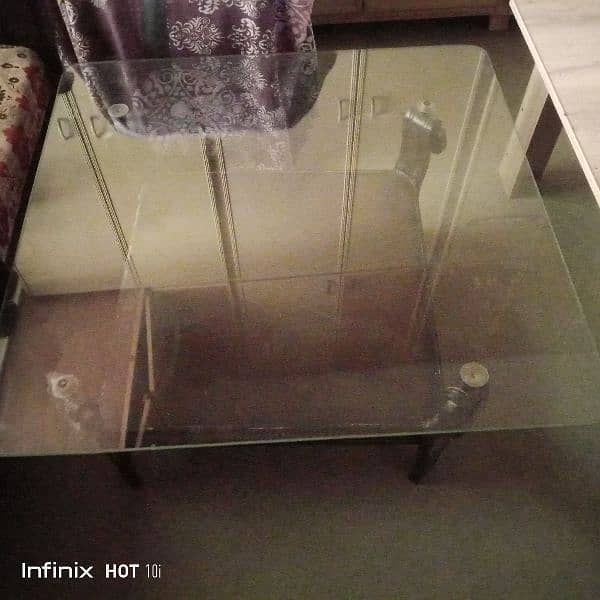 Glass table set 4