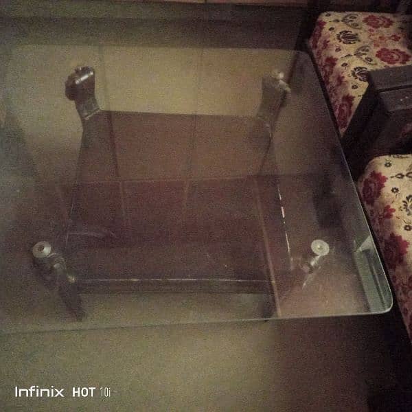 Glass table set 6