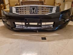 Honda Accord 2008-2012 front bumper with chrome grill and fog lights