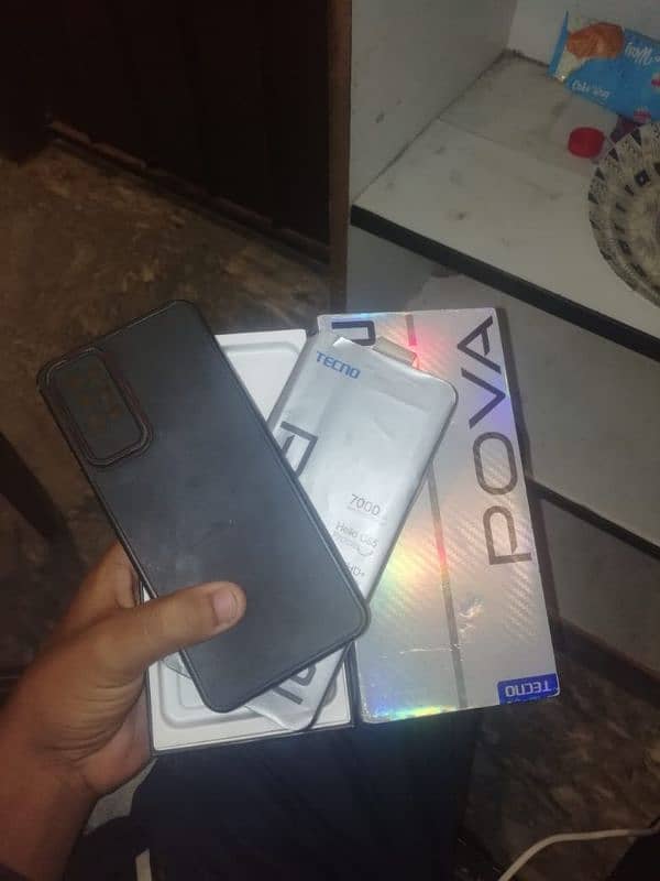 TECNO POVA , 10 BY 10 NOT PTA HA 6GB 128GB HA 1