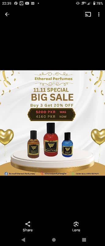 pack of 3 brnded perfumes 0