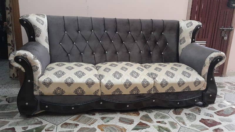 new 5 seater sofa set with covers 2