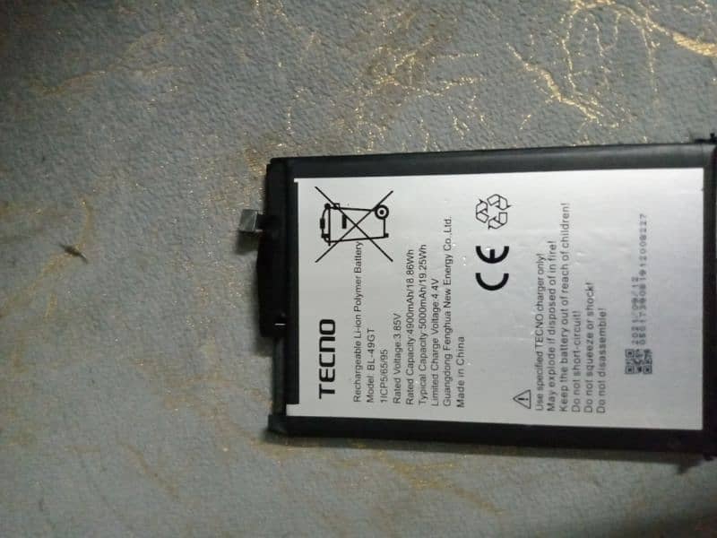 Infinix Tecno original battery for sale 2