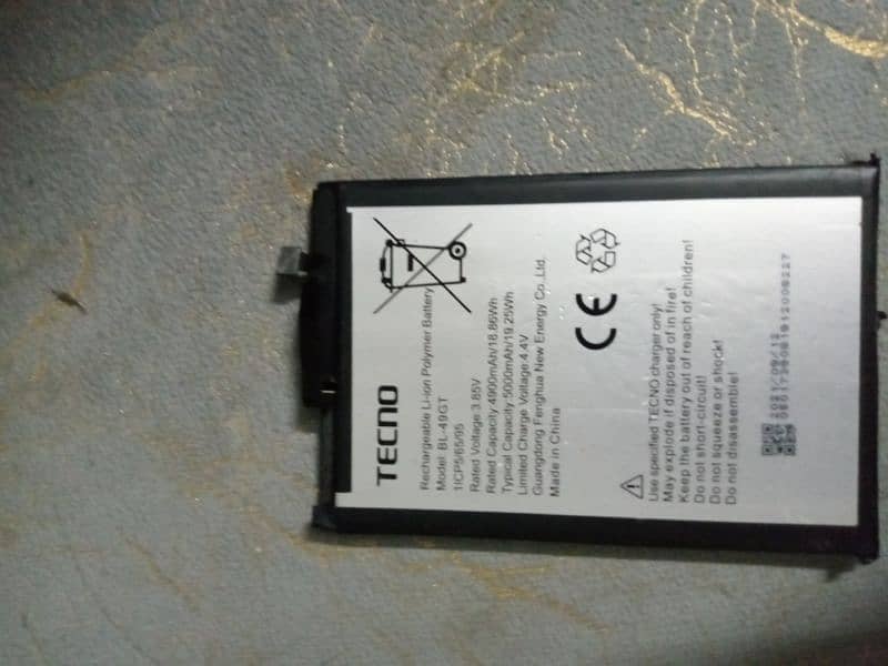 Infinix Tecno original battery for sale 3