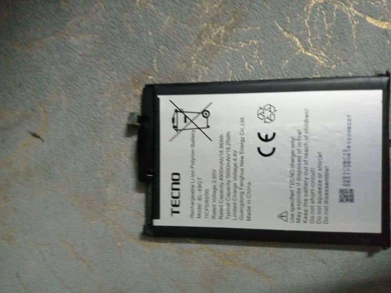 Infinix Tecno original battery for sale 5