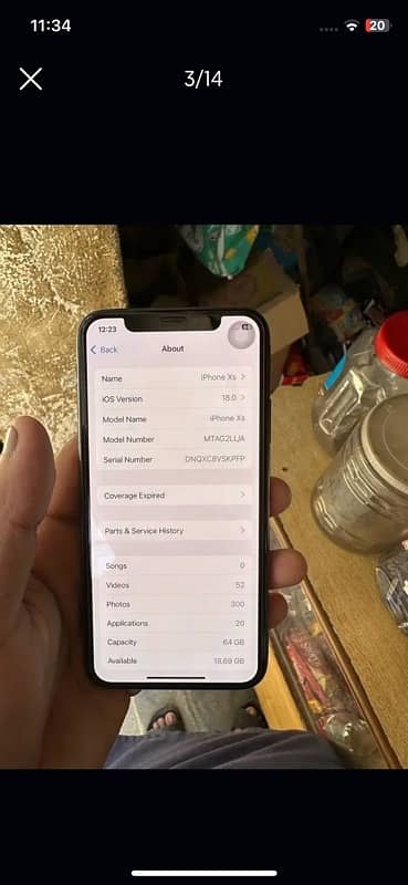 iPhone XS lla factory unlock 64 gb 8