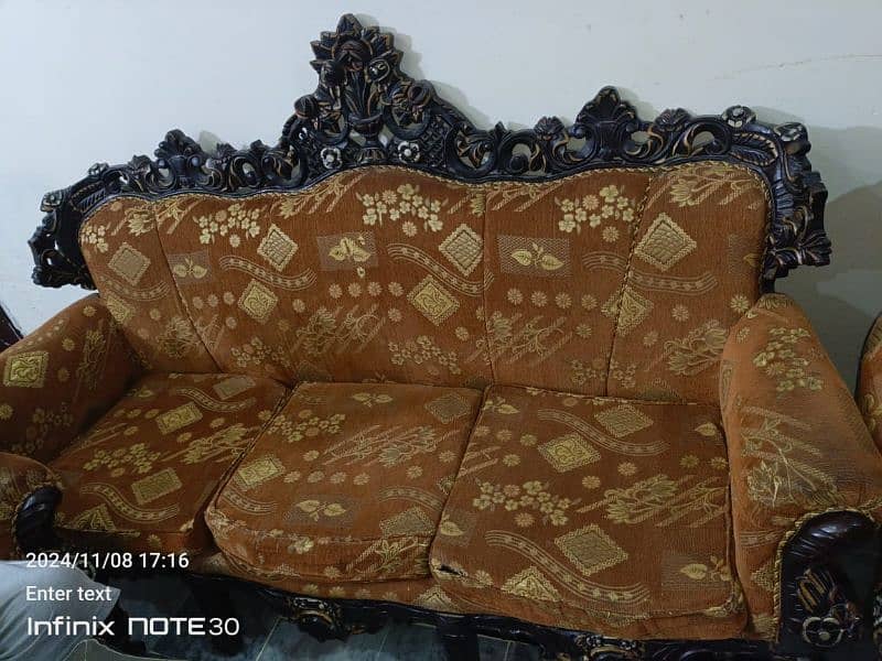 8 seater sofa set with dewan 1