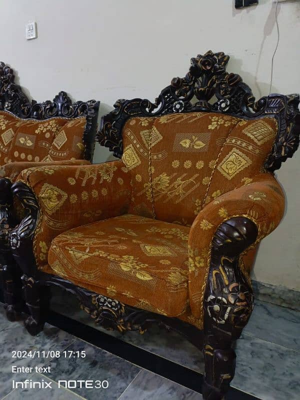 8 seater sofa set with dewan 5