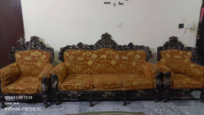 8 seater sofa set with dewan 7