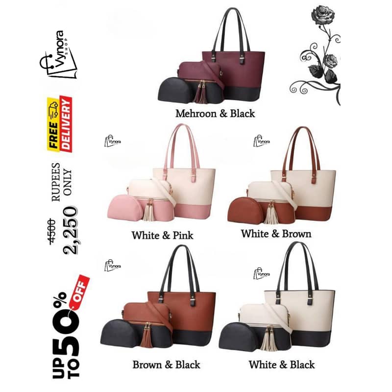 HANDBAGS 50% FREE DELIVERY 1