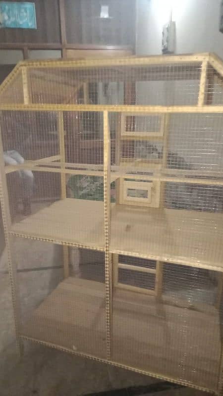 parrot and hen cage 2