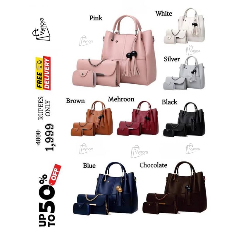 5 PIece bags 3 piece bags Free dilevery 18