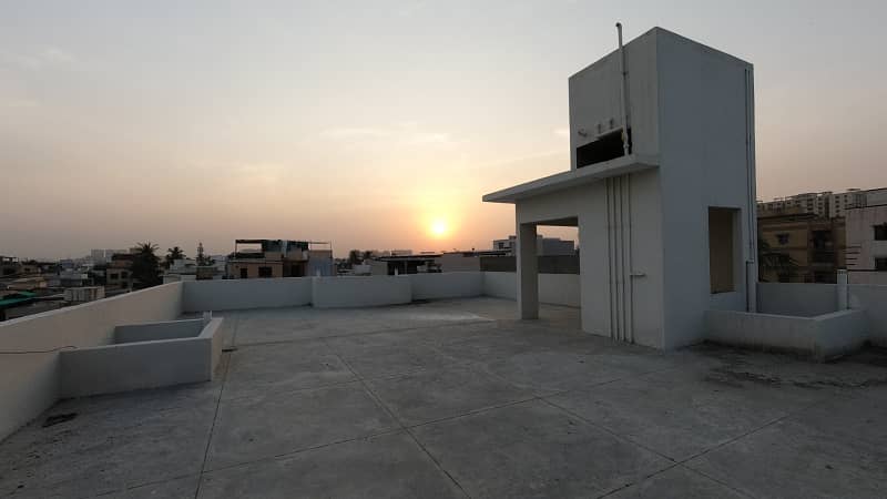 Brand New 240 Yards 2nd Floor Portion With Roof For Sale In Gulshan Block 1 8