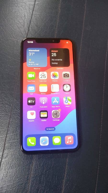 iphone xs max 256gb dual sim Official PTA Approved 0