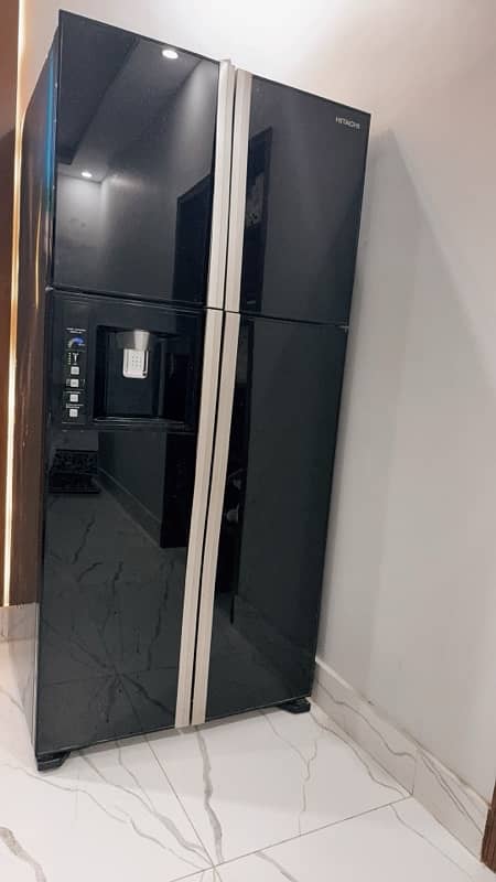 hitachi fridge 4 door 0