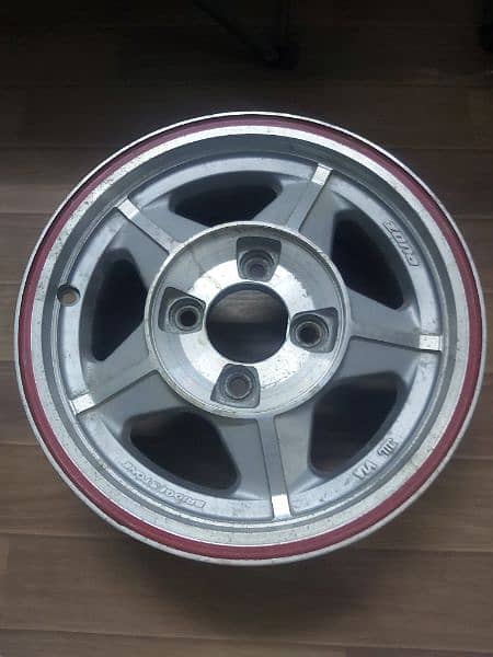 Bridgestone Zona 14in rims 114pcd 0