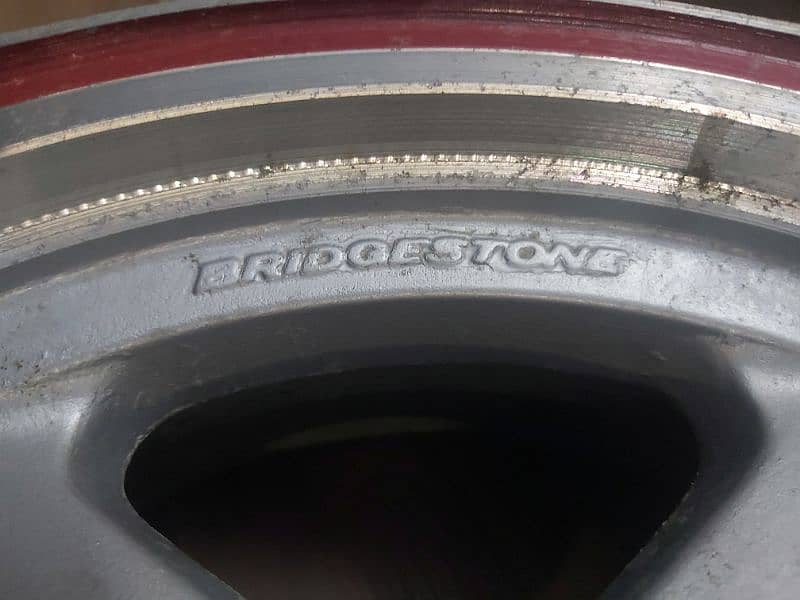 Bridgestone Zona 14in rims 114pcd 1