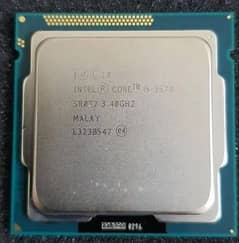 Intel Core i5 3570 Processor and Cooler for sale