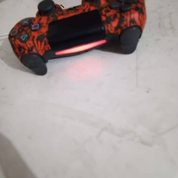 ps4 orignal  controller custome army skin red 0