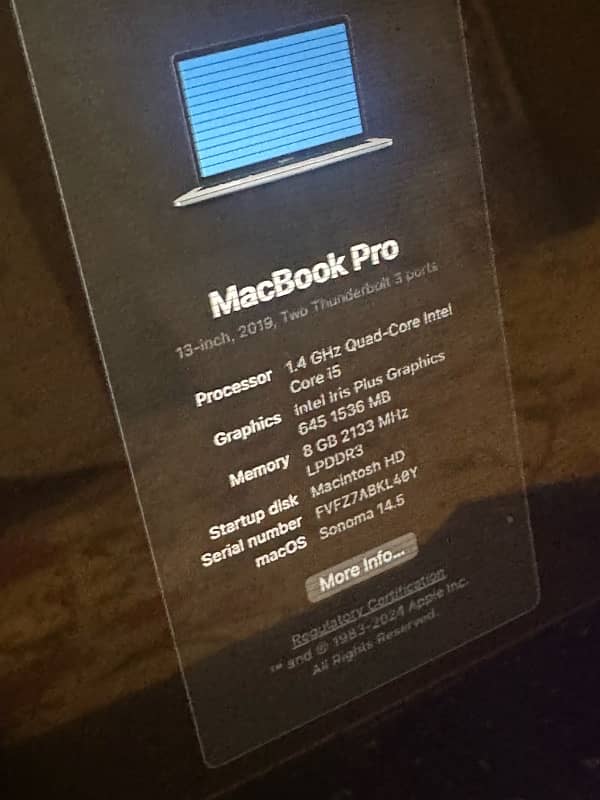 Macbook pro 2019 13 inch 3