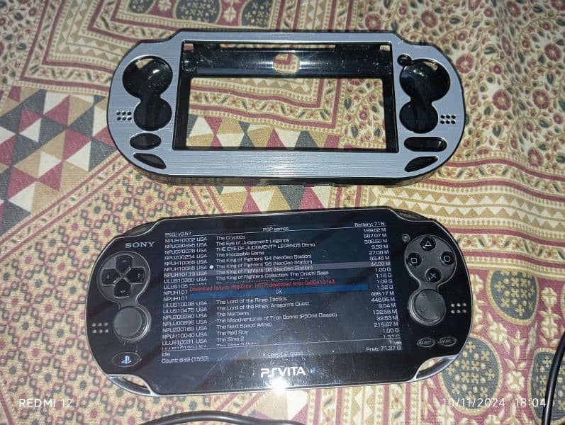 sell ps vita 1000 3g 128+8gb storage card good condition console 8