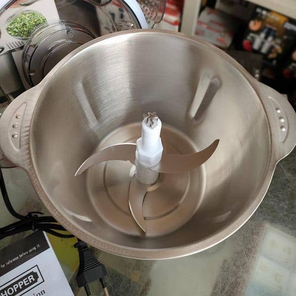 Silver Crest Multi Functions Meat Chopper Steel Bowl 3 Ltr 1