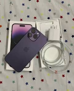 I’m salling iphone 14 pro max 265GB jv with box and cable