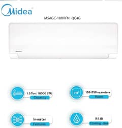 Midea 1.5 Ton Xtreme save DC inverter Heat and cool T3 compressor