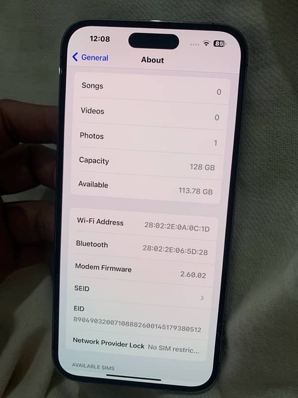 iPhone 14 Pro Max Non pta 128GB 2