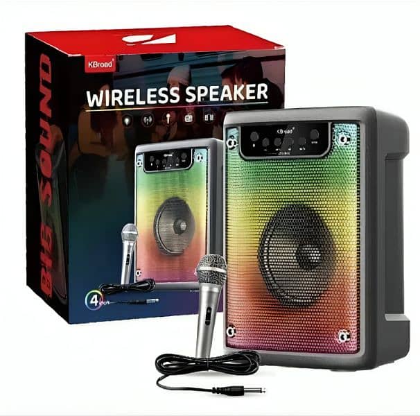 KTS wireless portable outdoor dj party speaker 0