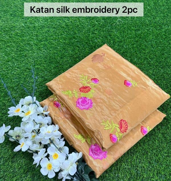 embroidered Katan silk 6