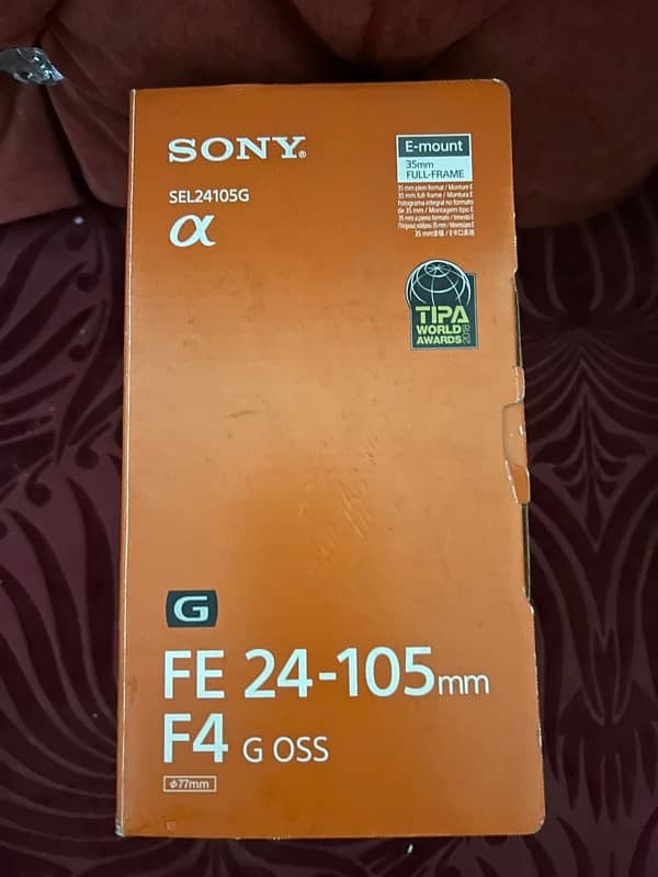 Sony FE24-105 mm F4 G OSS Lens 1