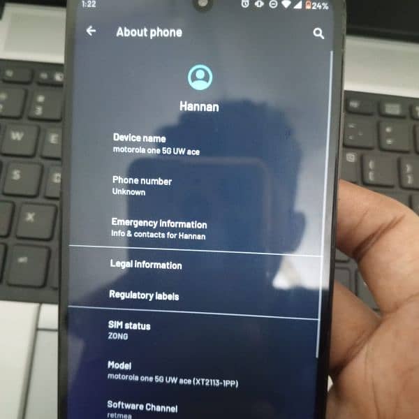 Motorola One 5G UW ace PTA Approved 4