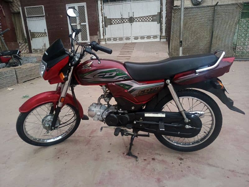 Honda CD 70 2023 modol good condition 1