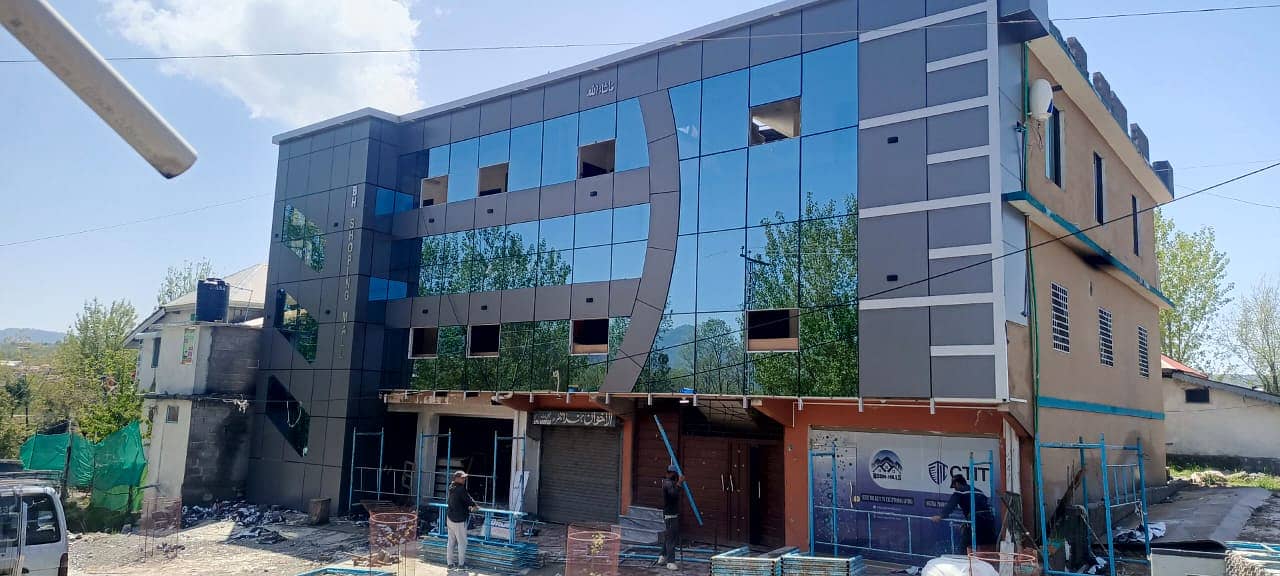 alucobond/acp/aluminium/cladding/sheets/front/building/facade/Glass/12 7