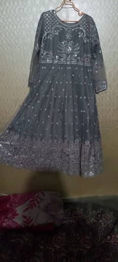 Grey frock for girl