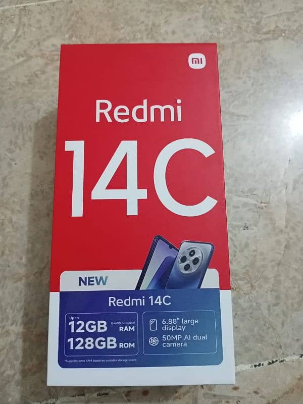 Redmi 14c 6 GB Ram 128 GB Rom colour dreamy purple Full warranty 7