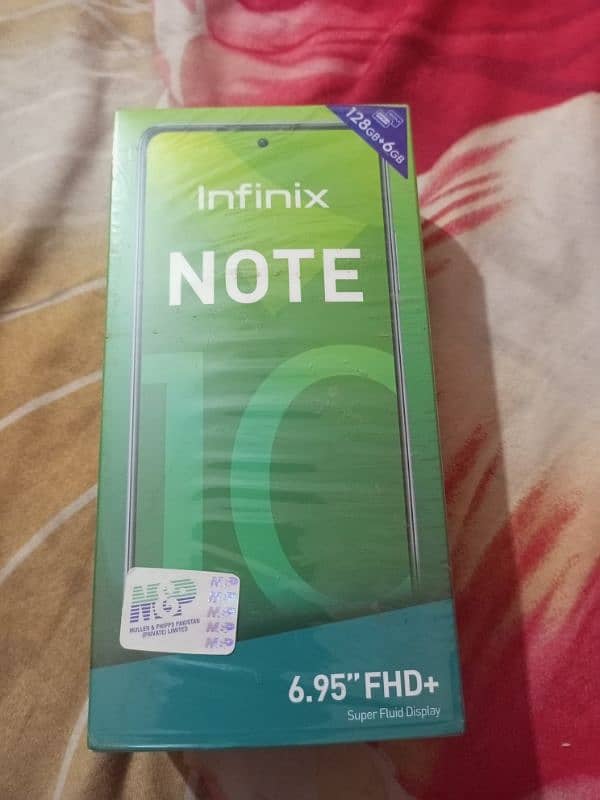 Infinix note 10 6/128 for sale in 10/10 condition (Box+Charger) 7