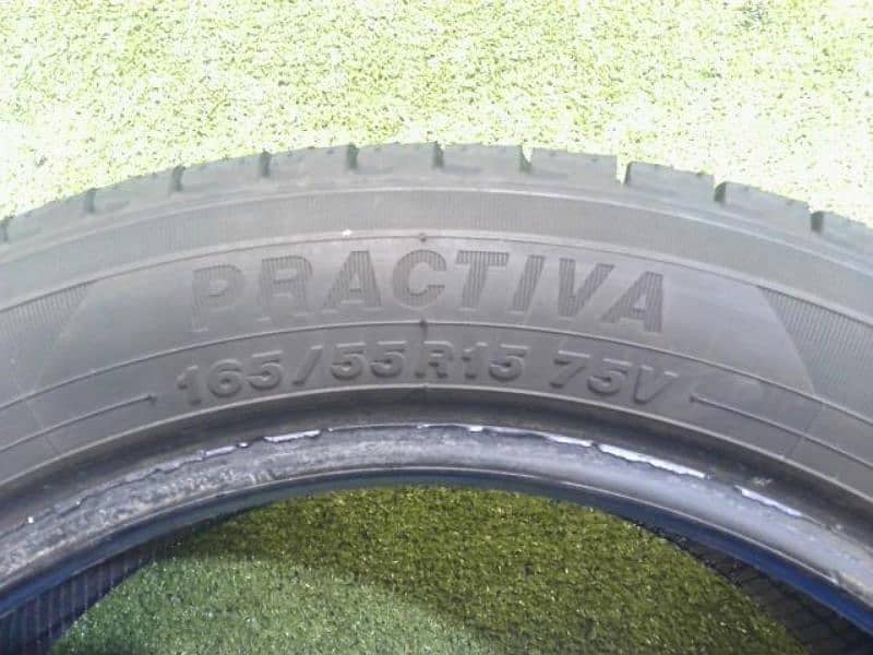 4Tyres set 165/55/R/15 Practiva Japan 9/10 Condition 4