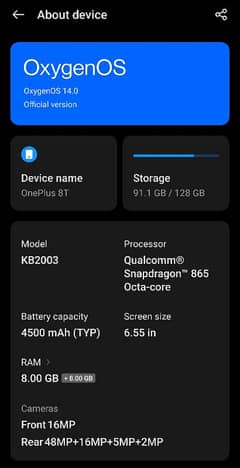 one plus 8T