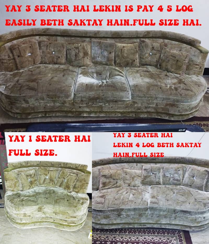 Solid Wood Sofa Set 0