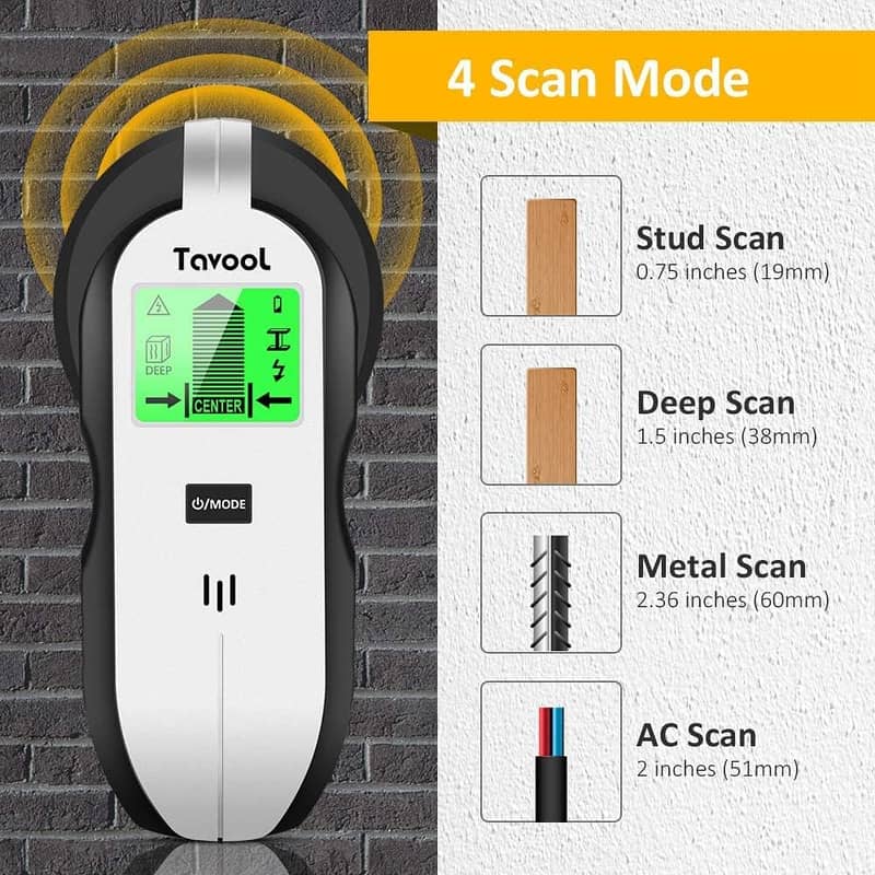 FOLAI 4 in 1 Stud Finder Sensor Wall Scanner 7