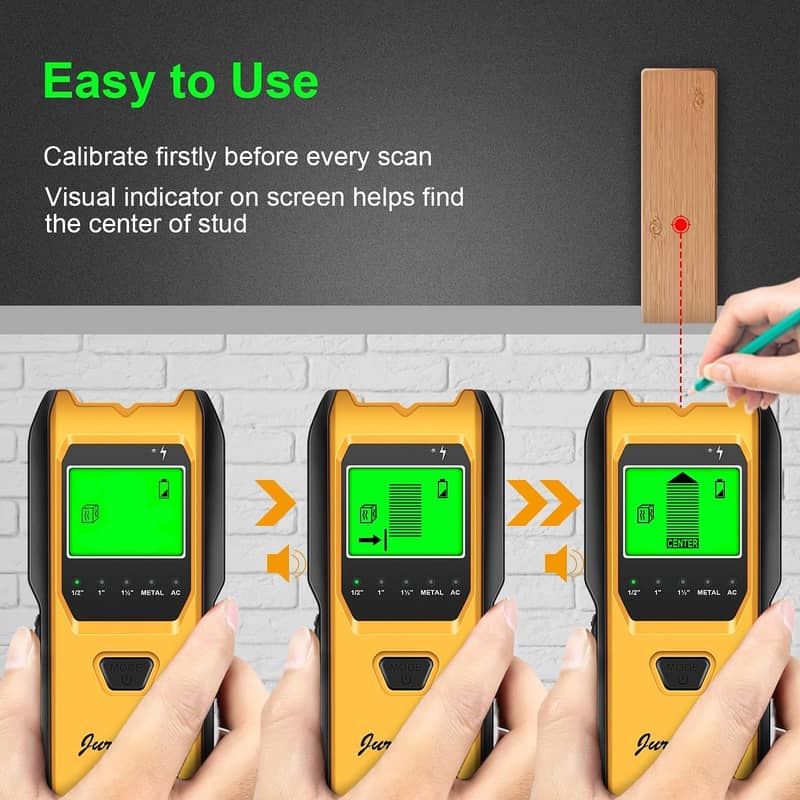 FOLAI 4 in 1 Stud Finder Sensor Wall Scanner 11