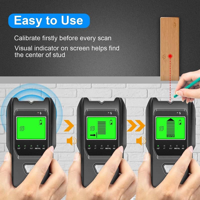 FOLAI 4 in 1 Stud Finder Sensor Wall Scanner 14