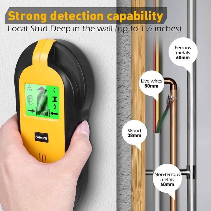 FOLAI 4 in 1 Stud Finder Sensor Wall Scanner 18